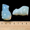 Opalite Carved Mouse Figurines DJEW-D012-02E-3