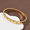 304 Stainless Steel Cubic Zirconia Himged Bangles for Women BJEW-F506-01G-4