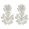 Non-Tarnish 304 Stainless Steel Stud Earrings for Women EJEW-S227-45P-1