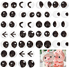 144Pcs 24 Style Glass Doll Craft Eyes Cabochons DIY-OC0011-83B-1