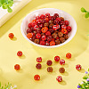100Pcs 5 Colors Pave Disco Ball Beads RB-TA0001-25-5