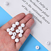 Opaque Acrylic Beads X-MACR-S370-C10mm-01-6