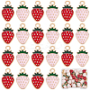 Light Gold Plated Alloy Enamel Pendants ENAM-SC0002-74-1