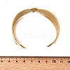 304 Stainless Steel Cuff Bangles for Women BJEW-F509-02B-G-5
