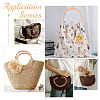 4Pcs 2 Style Bamboo & Rattan Bag Handle DIY-AR0002-80-6