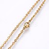 304 Stainless Steel Cable Chains Necklaces NJEW-F226-04G-06-2