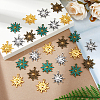 64Pcs 4 Colors Tibetan Style Alloy Pendants FIND-FH0010-04-4