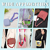 2Pcs Transparent Acrylic Curb Chains Bag Handles AJEW-WR0001-88-6