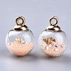 Transparent Glass Globe Pendants X-GLAA-S181-06J-2