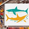 Large Plastic Reusable Drawing Painting Stencils Templates DIY-WH0202-212-6