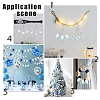 5Pcs 5 Styles Mediterranean Style Natural Wood Pendant Ornaments HJEW-PH0001-36-4