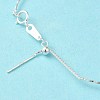 925 Sterling Silver Twisted Bracelets BJEW-G680-01S-4