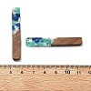 Resin and Walnut Pendants FIND-R051-07G-3