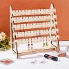 5-Tier Assembled Wood Earring Display Stands EDIS-WH0029-42B-5