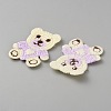 Polyester Embroider Thread Iron on/Sew On Patches PATC-WH0023-23D-2