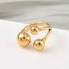 304 Stainless Steel Cuff Rings RJEW-Z118-04G-5