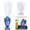 DIY Necklace Display Rack Silicone Bust Statue Molds SIMO-PW0006-033B-4