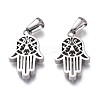 Tarnish Resistant 304 Stainless Steel Pendants STAS-Z006-03P-1