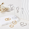 304 Stainless Steel Hoop Earrings EJEW-UN0001-06-4