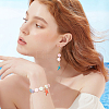 40Pcs 10 Colors Rack Plating Alloy Enamel Pendants FIND-FH0003-22-5