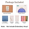 Flower & Constellation Pattern 3D Bead Embroidery Starter Kits DIY-P077-083-2