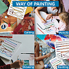 1Pc PET Hollow Out Drawing Painting Stencils DIY-MA0005-74A-7