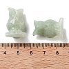 Natural Green Aventurine Carved Figurines DJEW-L023-G14-3