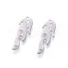 Non-Tarnish 201 Stainless Steel Filigree Joiners Links STAS-F231-082P-1