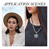 10Pcs 5 Styles Synthetic Turquoise Pendants TIBEP-TA0001-13-8