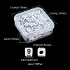 Opaque White Acrylic Beads MACR-YW0002-24-4