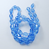 Electroplate Glass Beads Strands X-EGLA-R008-15x10mm-6-2