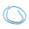 Synthetic Howlite Beads Strands G-D0003-A56-1-2