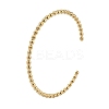 Ion Plating(IP) 304 Stainless Steel Cuff Bangles for Women BJEW-Z078-08G-1