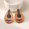 Wood Dangle Earrings for Women WG26A13-07-1