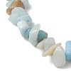 Natural Flower Amazonite Chip Beaded Stretch Bracelets BJEW-JB10689-02-4