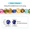 1 Strand Dyed Natural Cultured Freshwater Pearl Beads Strands PEAR-TA0001-16-4