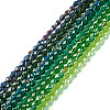 10Strands 10 Colors Transparent Glass Beads Strands EGLA-TA0013-24B-2