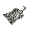 304 Stainless Steel Pendants STAS-C131-02B-AS-2