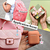 25Pcs 5 Colors Resin Pendant Keychains HJEW-ME0001-11-5