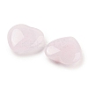 Heart Natural Rose Quartz Palm Stones G-C134-06A-14-2