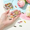 80Pcs 8 Colors Alloy Enamel Pendants ENAM-CJ0006-86-4
