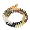 Synthetic Blue Goldstone & Natural Yellow Aventurine & Labradorite & Quartz Crystal & Lemon Jade & Strawberry Quartz & Unakite Beads Strands G-G317-A02-3x6mm-4