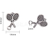 80Pcs Tibetan Style Zinc Alloy Pendants TIBEP-UN0001-01-4