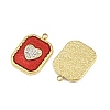304 Stainless Steel Rhinestone Pendants STAS-P415-27G-2