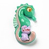 Cute Opaque Resin Cabochons RESI-Q220-03B-1