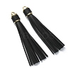 PU Leather Tassel Big Pendants FIND-WH0111-235-2
