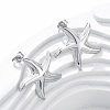 304 Stainless Steel Stud Earrings for Women EJEW-K306-12P-1