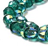 Electroplate Glass Beads Strands EGLA-D030-04C-3