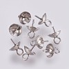 Tarnish Resistant 201 Stainless Steel Cup Peg Bails Pendants STAS-I088-M-02P-1