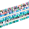Handmade Polymer Clay Beads Strands CLAY-CA0001-03-1
